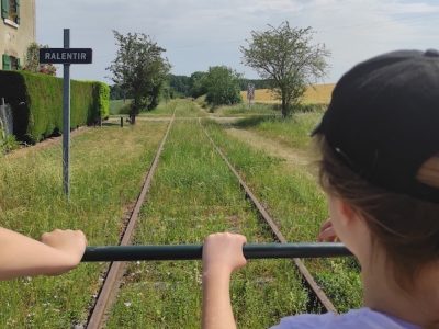 Le vélorail la Ferra Botanica en Seine-et-Marne / © Joséphine Lebard pour Enlarge your Paris