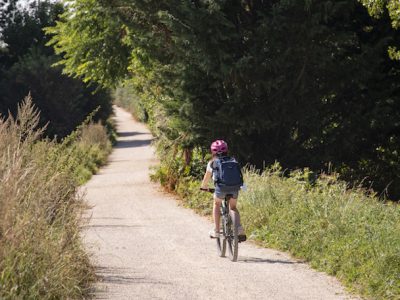 La Véloscénie, l'une des véloroutes qui traversent l'Île-de-France et qui relie Paris au Mont-Saint-Michel / © Jérômine Derigny pour Enlarge your Paris