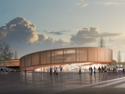 La future gare du Pont de Bondy / © Société du Grand Paris - BIG & Silvio d'Ascia