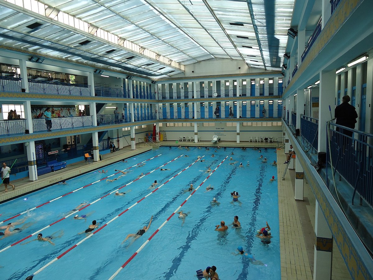Bâtie en 1933 au coeur du Quartier latin à Paris, la piscine Pontoise rouvrira ses portes en septembre 2022 / © Zéphirine