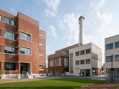 La Fondation Fiminco, installée dans les anciens laboratoires pharmaceutiques Roussel-Uclaf à Romainville, accueillera une nouvelle exposition fin février / © Fondation Fiminco
