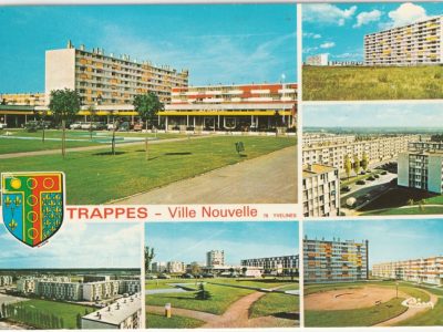 Une carte postale de Trappes issue de la collection du sociologue Renaud Epstein / © Collection Renaud Epstein