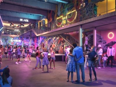 Les futurs espaces de la Station K aménagés dans une station de métro désaffectée à Noisy-le-Grand / DR