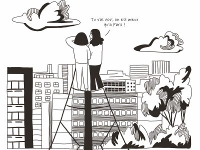 Dans Les saveurs du béton, la dessinatrice Kei Lam raconte son enfance à Bagnolet / © Kei Lam