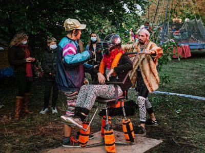 La fête foraine Super Eclate Fatale 6 s'installe pour deux jours les 18 et 19 juin dans la friche du Kilowatt à Vitry / © La Grosse Entube