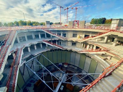La future gare du Grand Paris Express Villejuif - Gustave Roussy / @ Mélanie Rostagnat pour Enlarge your Paris