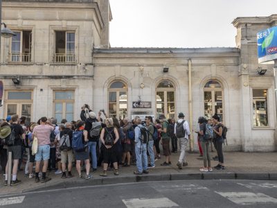 Le point de départ de la randonnée à la gare d'Arnouville / © Jérômine Derigny pour Enlarge your Paris