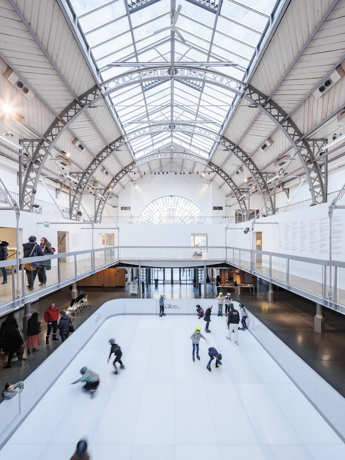La patinoire du Pavillon de l'Arsenal à Paris / © Pavillon de l'Arsenal