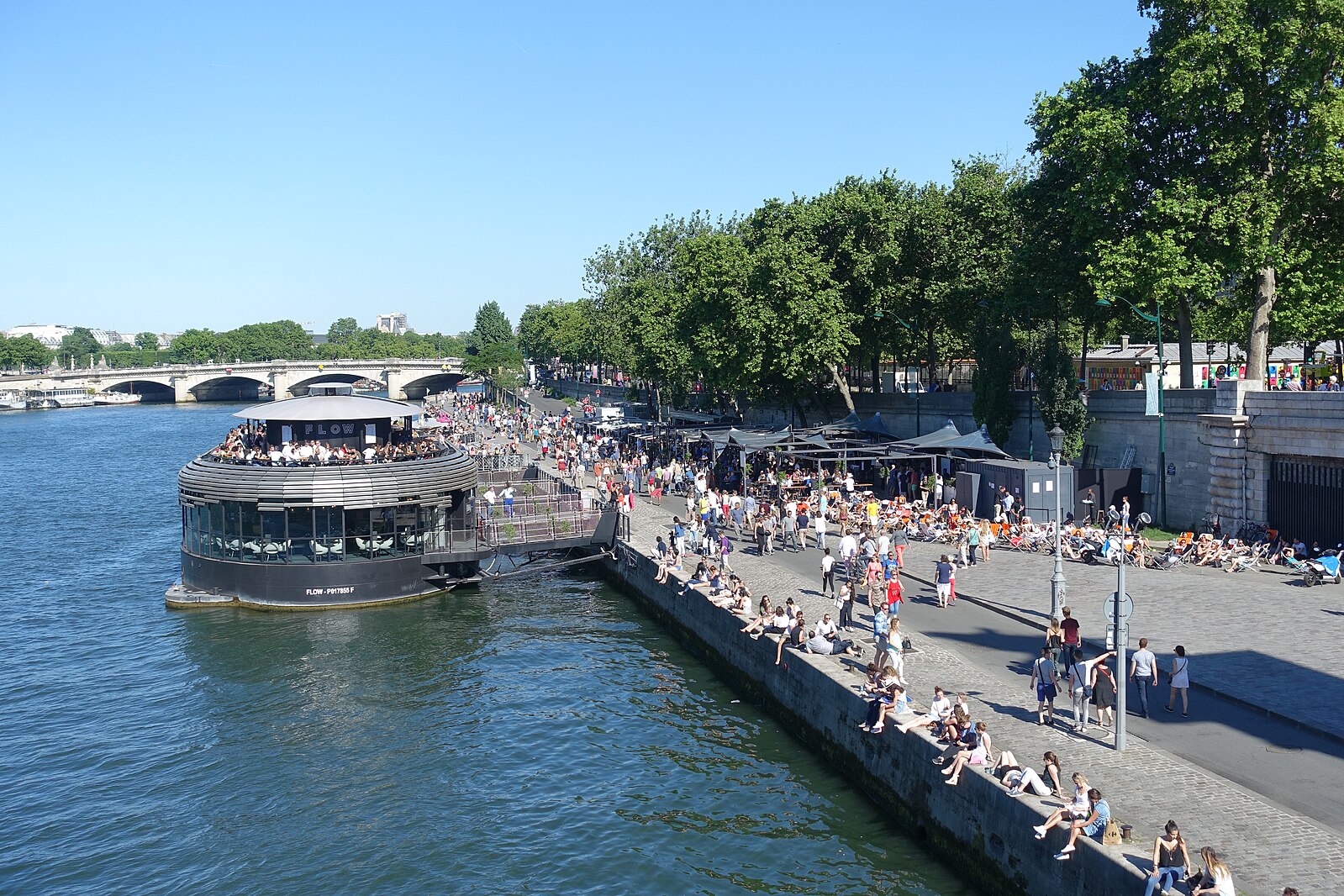 Les berges de Seine à Paris / © Guilhem Vellut (Wikimedia commons)