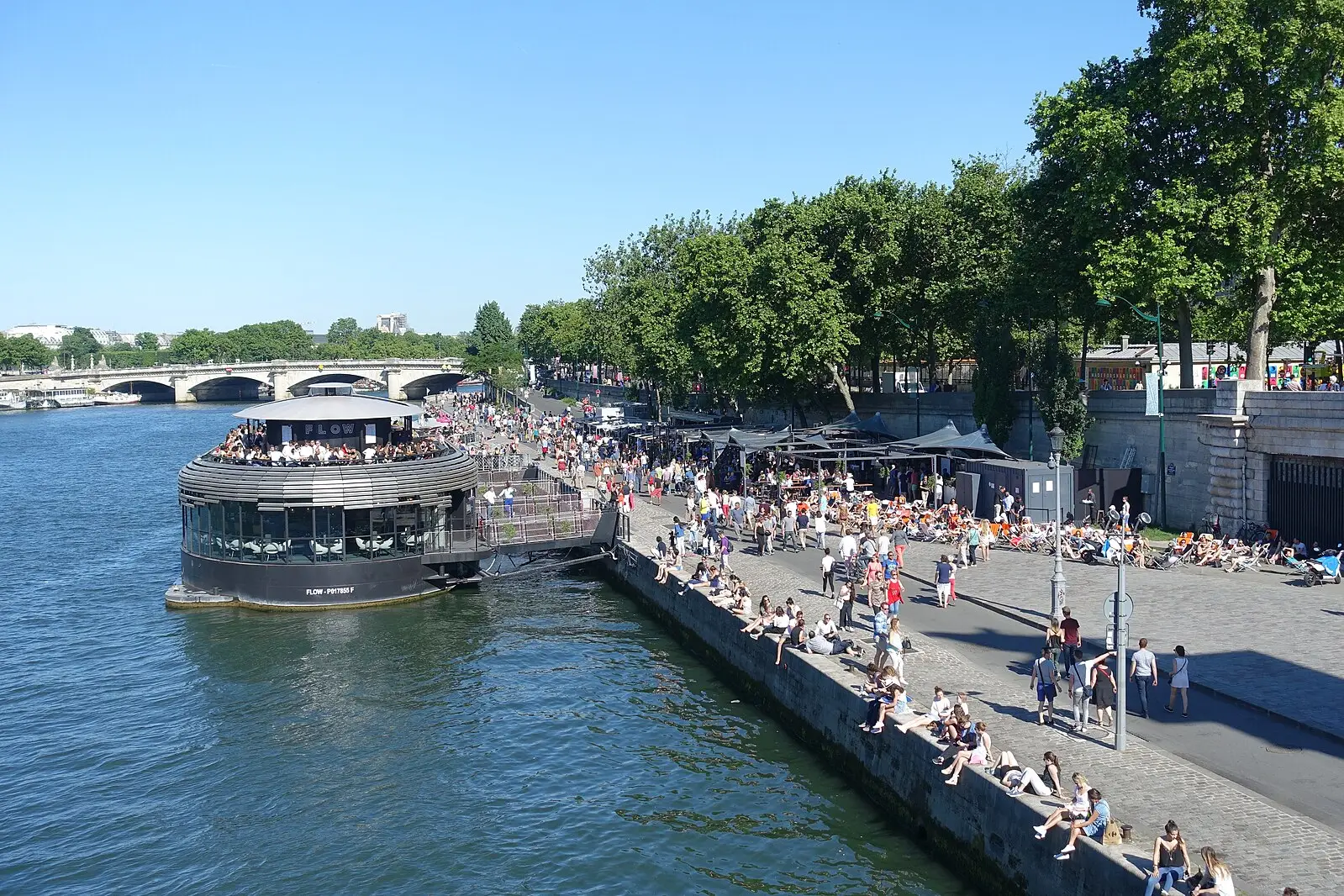 Les berges de Seine à Paris / © Guilhem Vellut (Wikimedia commons)