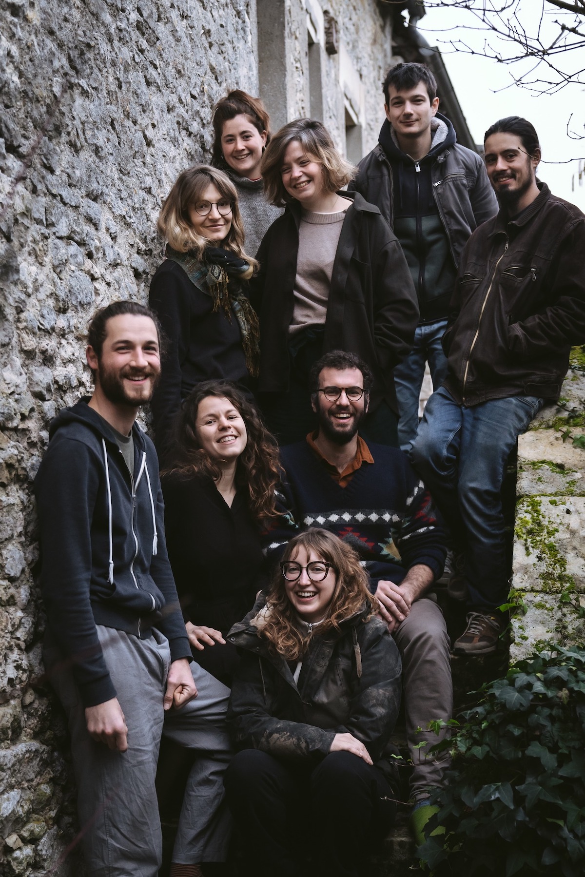 L'équipe de la ferme des Trois parcelles (avec au centre Simon Ronceray) / © Anne-Claire Héraud