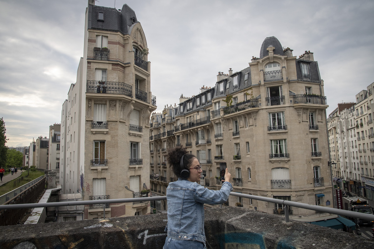 La Petite Ceinture au niveau de la Porte de Versailles dans le 15e / © Jérômine Derigny pour Enlarge your Paris