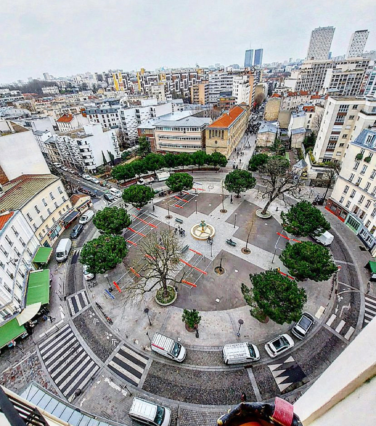 La place de la Réunion dans le 20e / © Mon Petit 20e