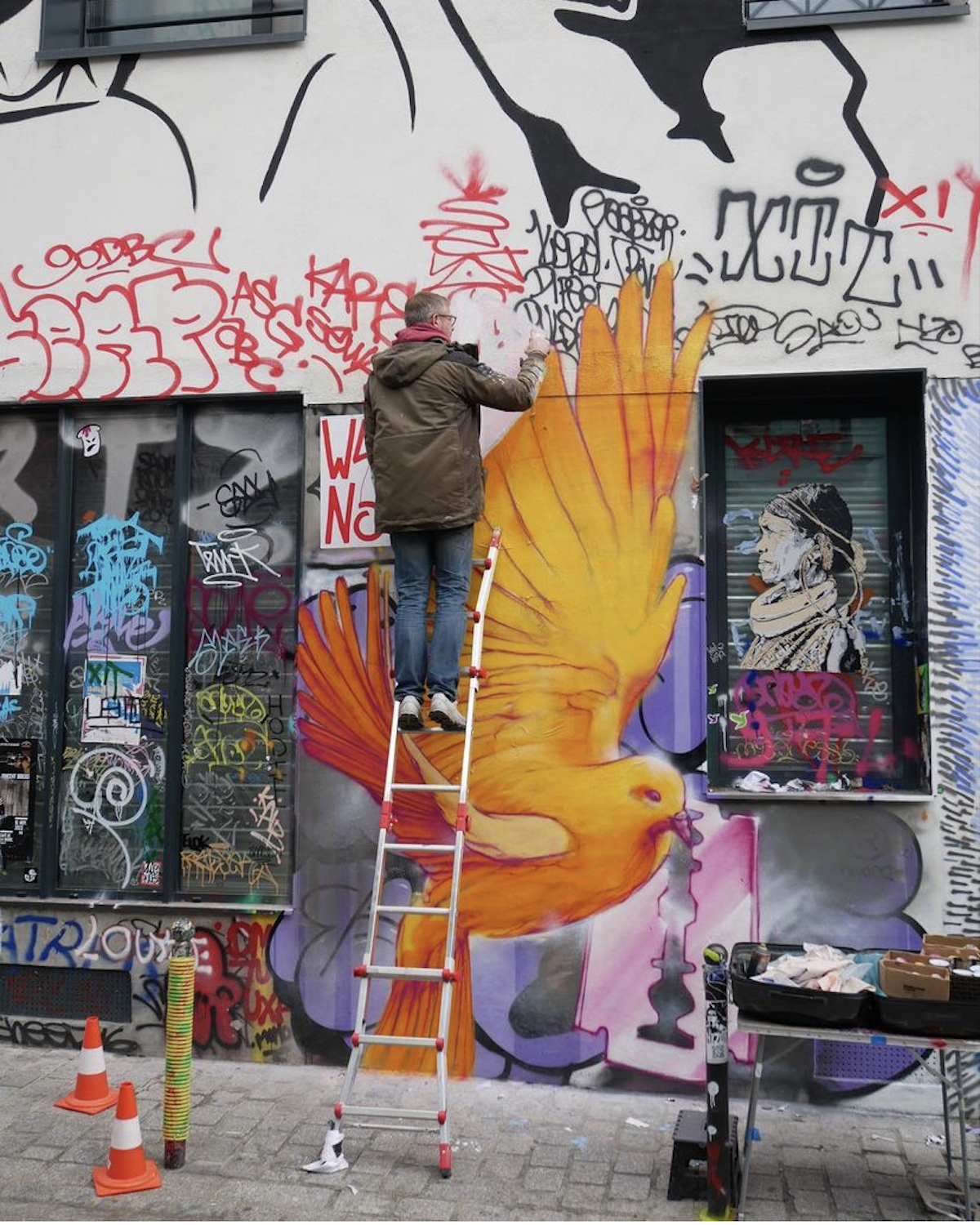 Street art dans les rues du 20e arrondissement / © Mon Petit 20e