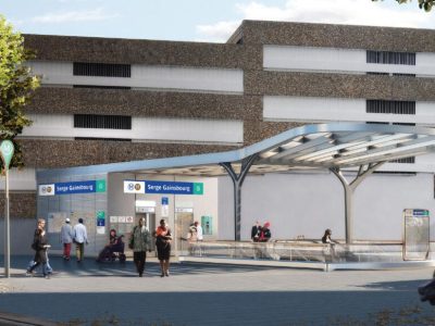 La future station Serge Gainsbourg aux Lilas / DR/Richez Associés