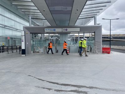 Visite de chantier de la station Aéroport d'Orly sur la ligne 14 du métro / © Vianney Delourme pour Enlarge your Paris