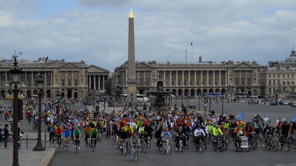 La Convergence vélo se déroulera dimanche 26 mai depuis la banlieue vers Paris avant une balade dans Paris l'après-midi / © Mieux se déplacer à bicyclette