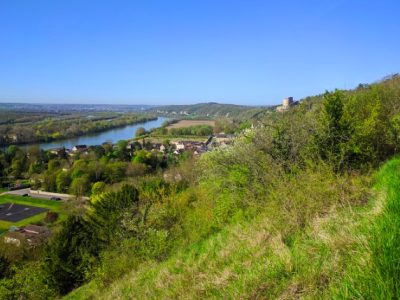 La Seine vue depuis les coteaux de La Roche-Guyon dans le Val-d'Oise / © Helloways