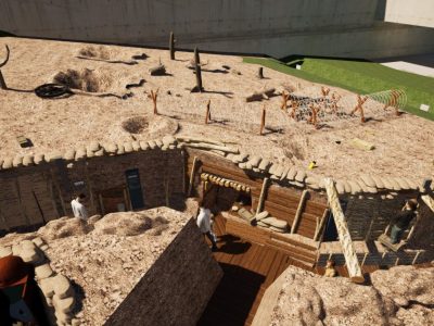 Vue 3D de la nouvelle tranchée du Musée de la Grande Guerre qui ouvrira lundi 11 novembre / © Ateliers Charrons