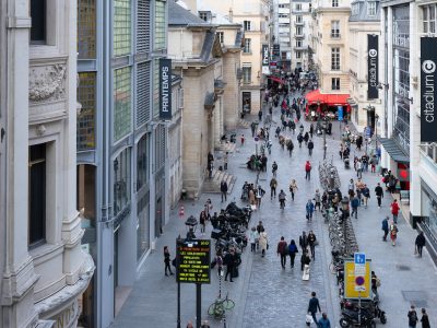 Le quartier des grands magasins à Paris dans le 9e / © Chad Davis (Creative commons / Flickr)
