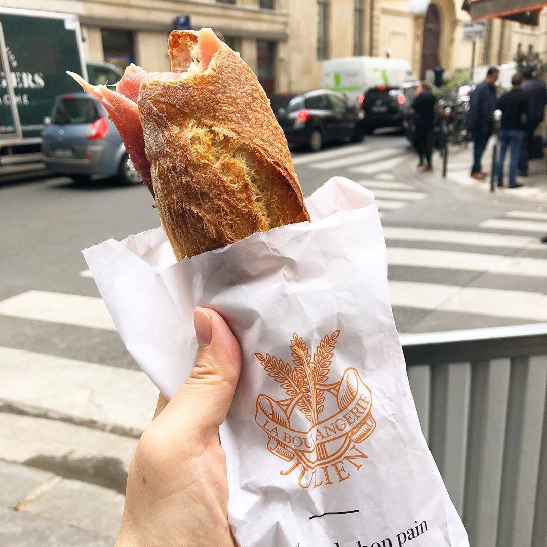 Le fameux jambon-beurre du Petit Vendôme / @ Le Petit Vendôme