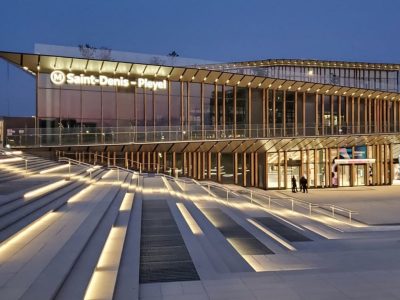 La nouvelle station du Grand Paris Express sur la ligne 14 du métro à Saint-Denis - Pleyel / © Archimétro