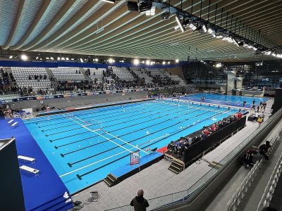 Le Centre aquatique olympique ouvrira ses portes en avant-première au public ce week-end / © Chris93 (Wikimedia commons)