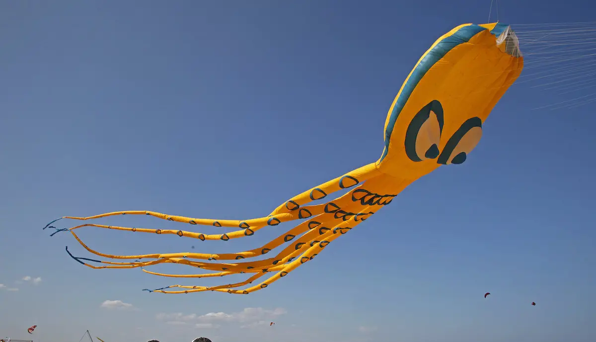La 1ère édition du festival "Cerfs-volants" aura lieu les 10 et 11 mai sur l'ancienne base militaire 217 en Essonne / © Tourisme Leucate (Creative commons - Flickr)