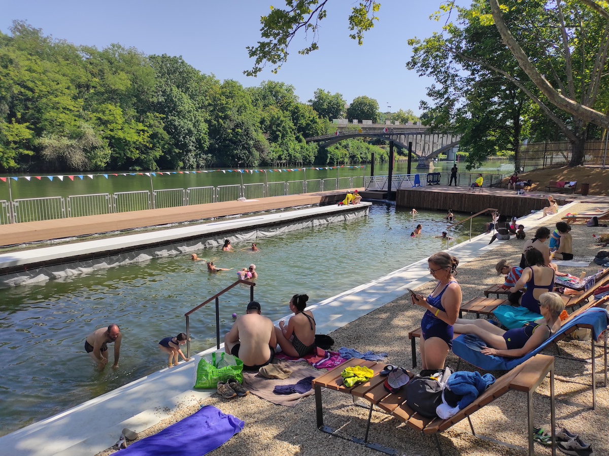 La zone de baignade de Maisons-Alfort / © Joséphine Lebard pour Enlarge your Paris