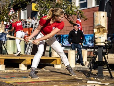 Palaiseau accueille le festival Musique et Montage les 27 et 28 septembre avec le plus grand concours de bûcherons d'Europe / © Festival Musique et Montagne