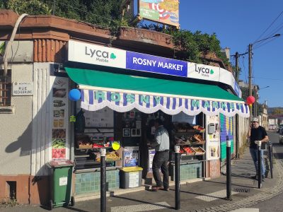 Le Rosny Market à Montreuil s'est mué récemment en supérette - galerie d'art / © Joséphine Lebard pour Enlarge your Paris