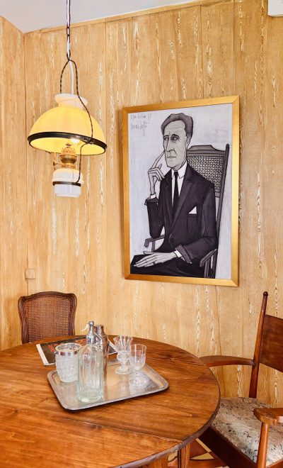 Portrait de Cocteau par Bernard Buffet, salle à manger de la Maison Cocteau. Dation Centre Pompidou. Vianney Delourme pour Enlarge your Paris