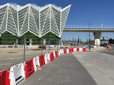 a gare du Christ-de-Saclay, terminus provisoire de la ligne 18 vers l'Ouest en attendant le prolongement à Versailles. Vianney Delourme pour Enlarge your Paris